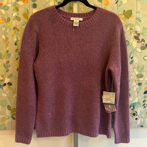 Jillian Jones Woman Crew Neck Sweater XL Lavender Soft Cozy Gift Christmas‎ new